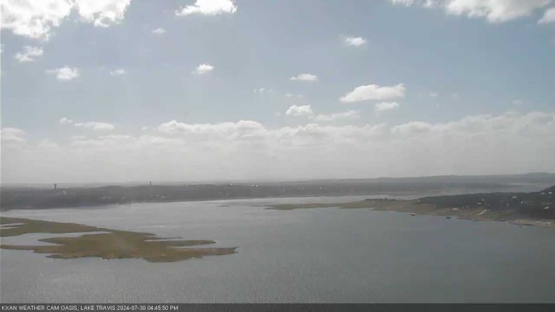 Lake Travis webcam, July 30, 2024 4:45 PM CT