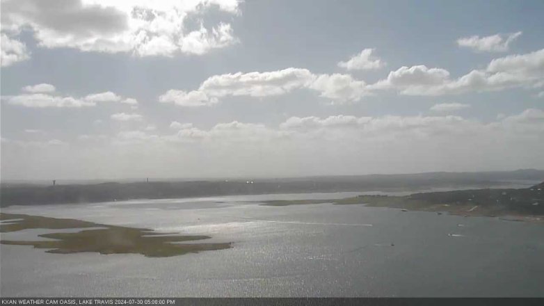 Lake Travis webcam, July 30, 2024 5:00 PM CT