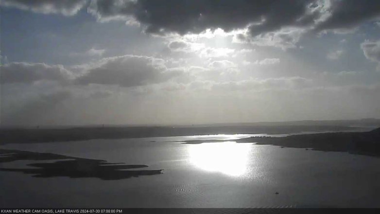 Lake Travis webcam, July 30, 2024 7:00 PM CT