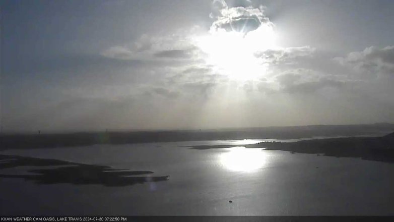 Lake Travis webcam, July 30, 2024 7:25 PM CT