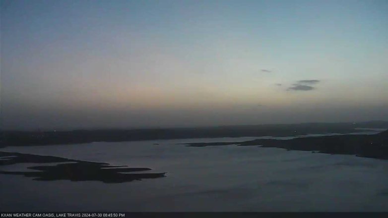 Lake Travis webcam, July 30, 2024 8:45 PM CT