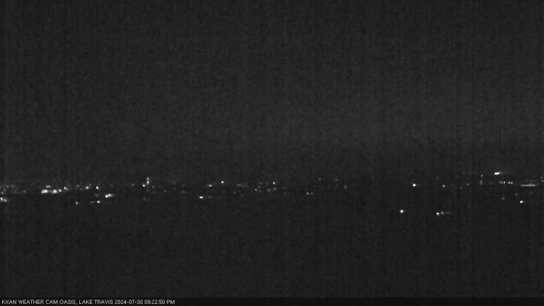 Lake Travis webcam, July 30, 2024 9:25 PM CT
