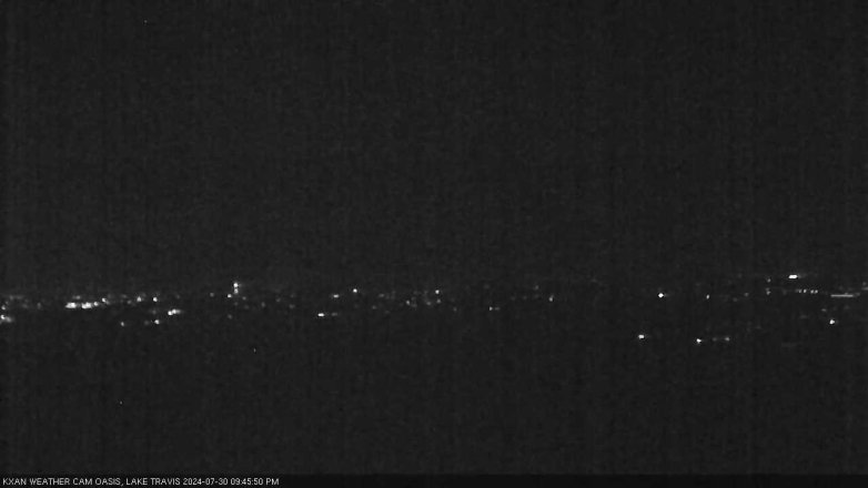 Lake Travis webcam, July 30, 2024 9:45 PM CT