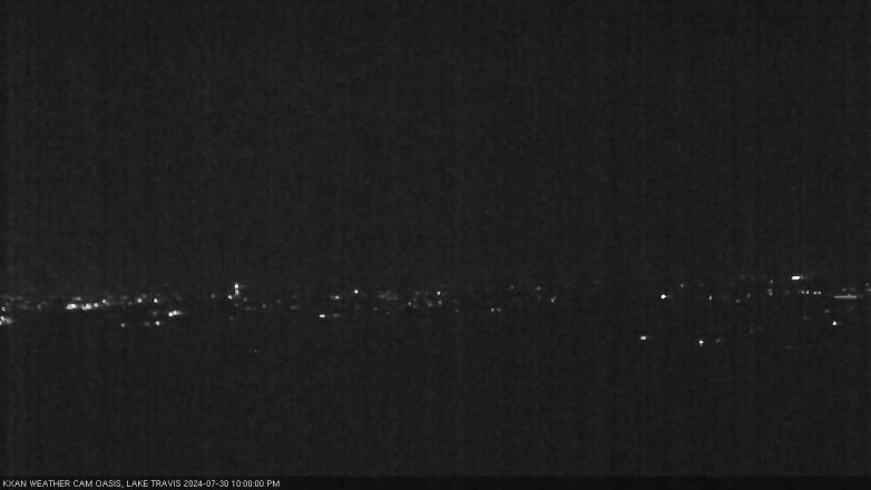 Lake Travis webcam, July 30, 2024 10:00 PM CT