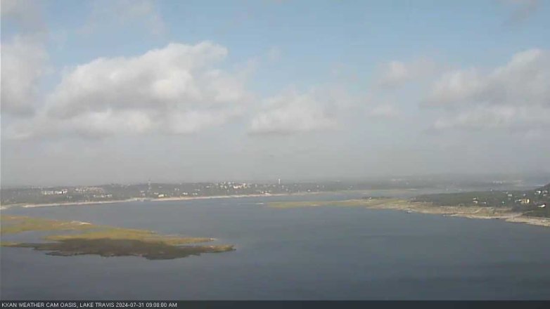 Lake Travis webcam, July 31, 2024 9:00 AM CT