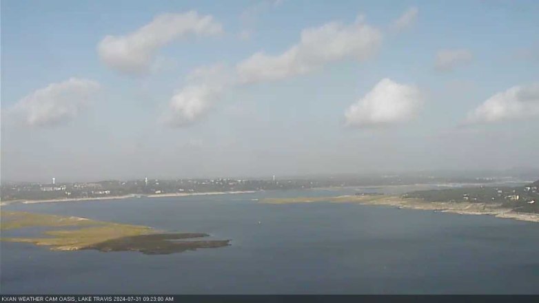 Lake Travis webcam, July 31, 2024 9:25 AM CT