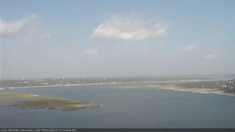Lake Travis webcam, July 31, 2024 10:00 AM CT