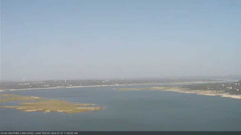 Lake Travis webcam, July 31, 2024 11:00 AM CT