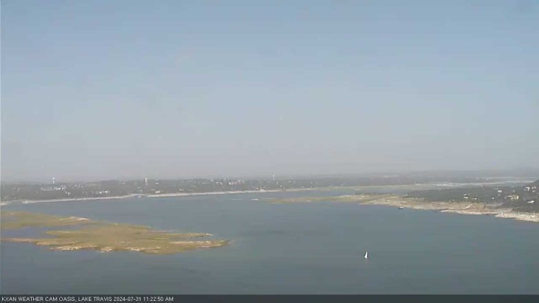 Lake Travis webcam, July 31, 2024 11:25 AM CT
