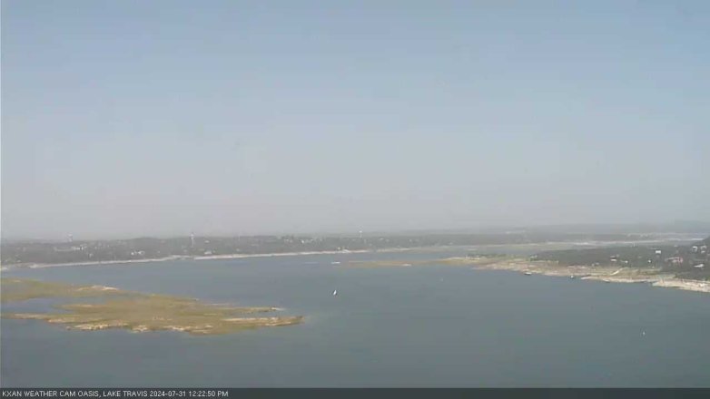 Lake Travis webcam, July 31, 2024 12:25 PM CT