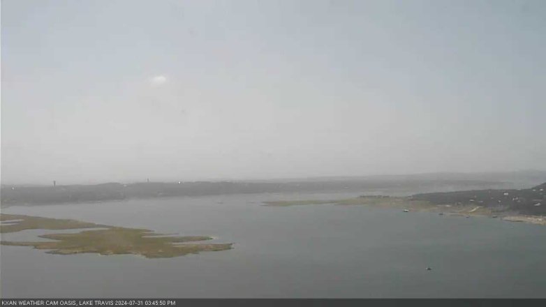 Lake Travis webcam, July 31, 2024 3:45 PM CT