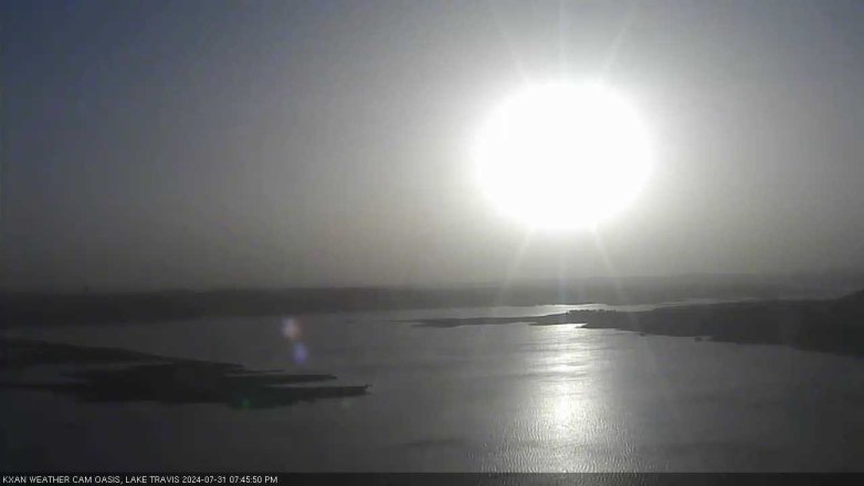 Lake Travis webcam, July 31, 2024 7:45 PM CT