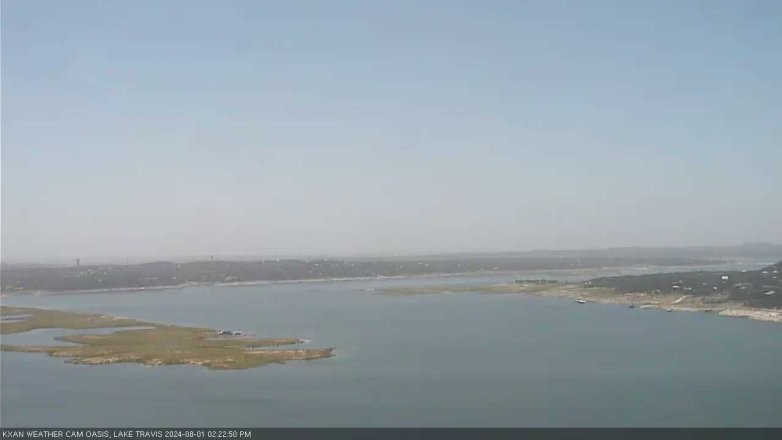 Lake Travis webcam, August 1, 2024 2:25 PM CT