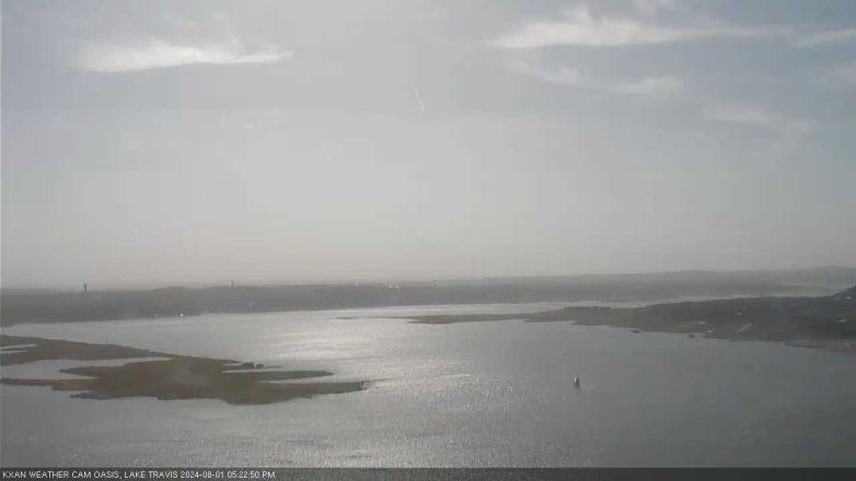 Lake Travis webcam, August 1, 2024 5:25 PM CT