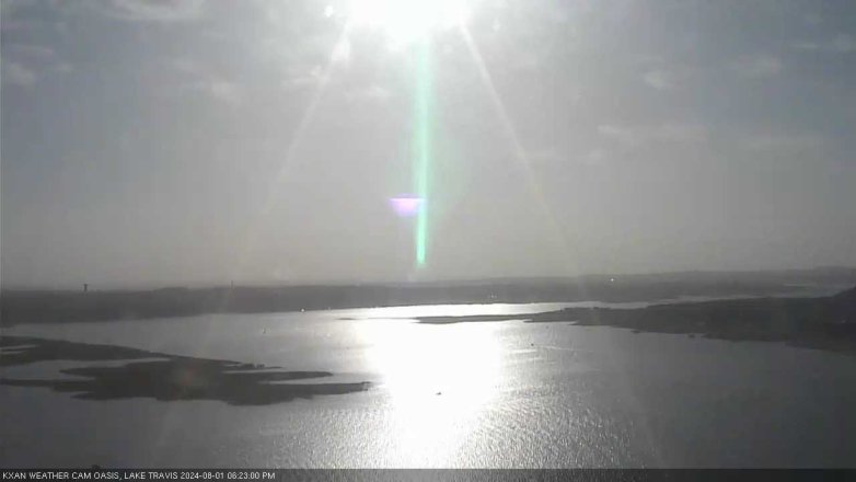 Lake Travis webcam, August 1, 2024 6:25 PM CT
