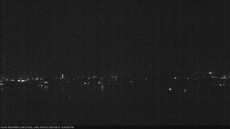 Lake Travis webcam, August 1, 2024 10:45 PM CT