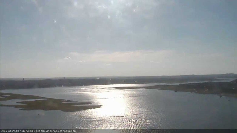 Lake Travis webcam, August 2, 2024 6:00 PM CT