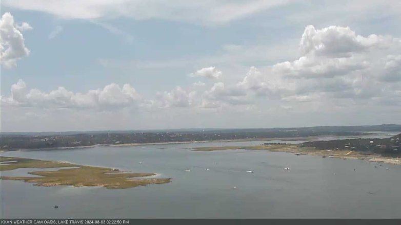 Lake Travis webcam, August 3, 2024 2:25 PM CT