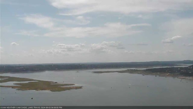 Lake Travis webcam, August 3, 2024 4:00 PM CT