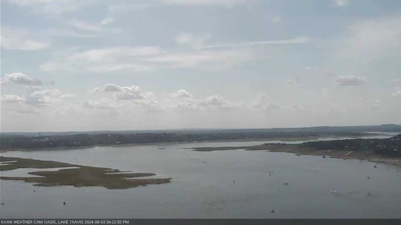Lake Travis webcam, August 3, 2024 4:25 PM CT
