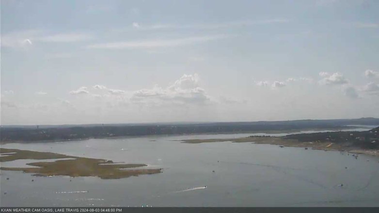 Lake Travis webcam, August 3, 2024 4:45 PM CT