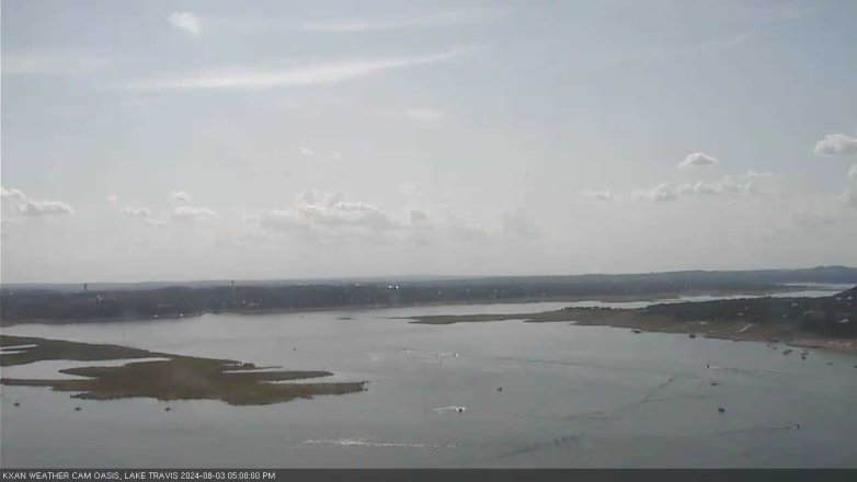 Lake Travis webcam, August 3, 2024 5:00 PM CT