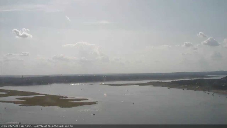 Lake Travis webcam, August 3, 2024 5:25 PM CT