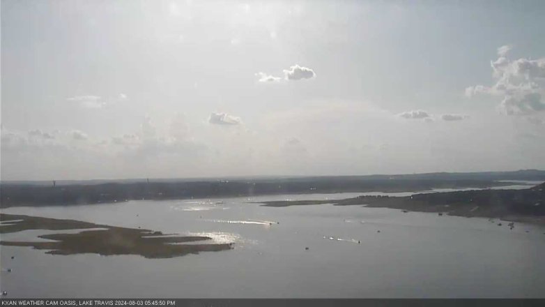 Lake Travis webcam, August 3, 2024 5:45 PM CT
