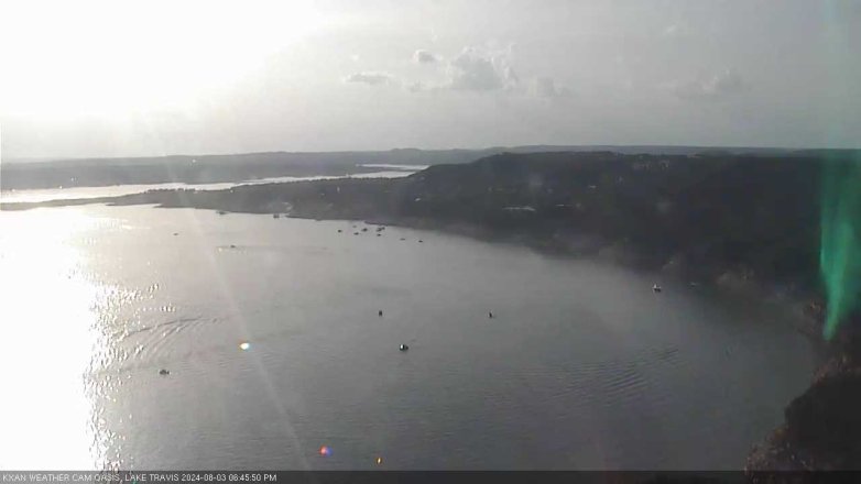 Lake Travis webcam, August 3, 2024 6:45 PM CT