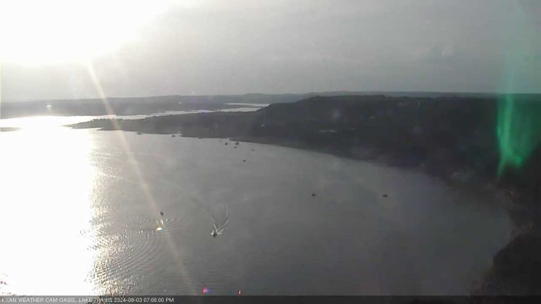 Lake Travis webcam, August 3, 2024 7:00 PM CT