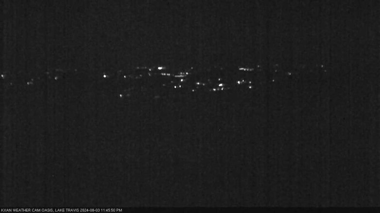 Lake Travis webcam, August 3, 2024 11:45 PM CT
