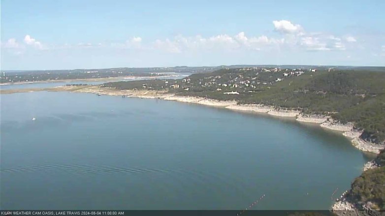Lake Travis webcam, August 4, 2024 11:00 AM CT
