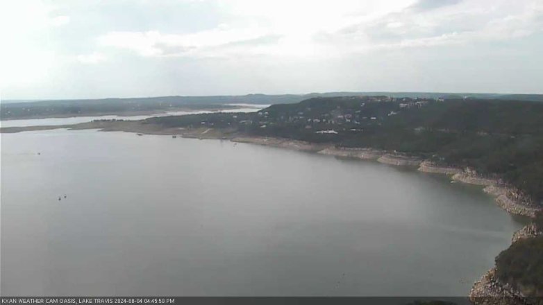 Lake Travis webcam, August 4, 2024 4:45 PM CT