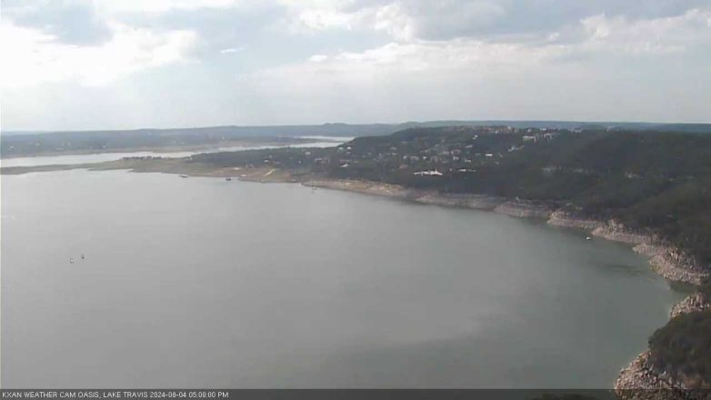 Lake Travis webcam, August 4, 2024 5:00 PM CT