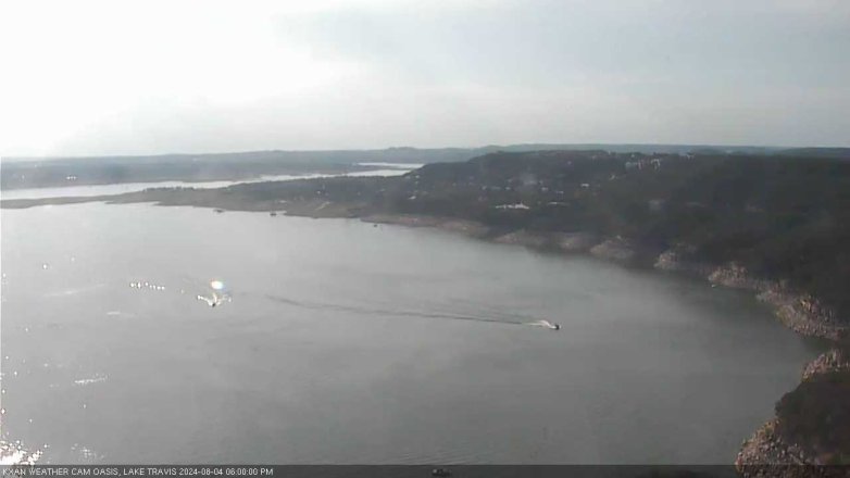 Lake Travis webcam, August 4, 2024 6:00 PM CT