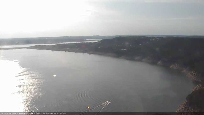 Lake Travis webcam, August 4, 2024 6:25 PM CT