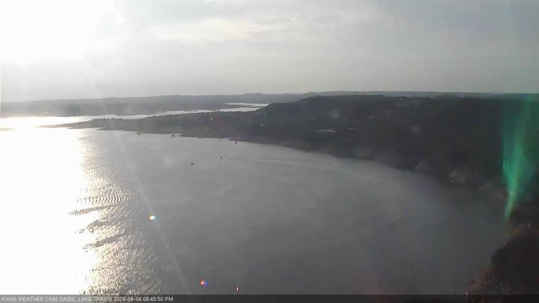 Lake Travis webcam, August 4, 2024 6:45 PM CT