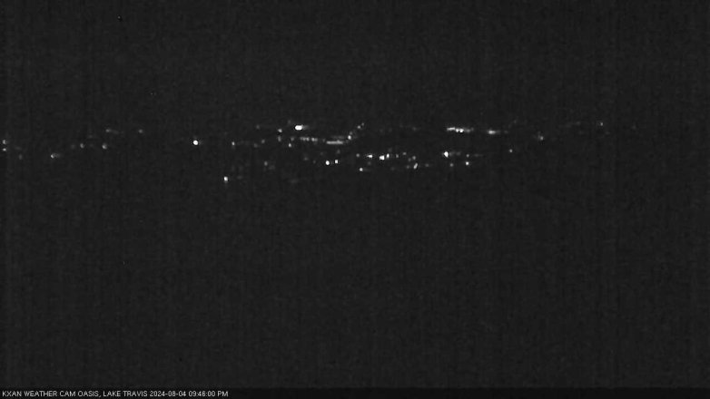 Lake Travis webcam, August 4, 2024 9:45 PM CT