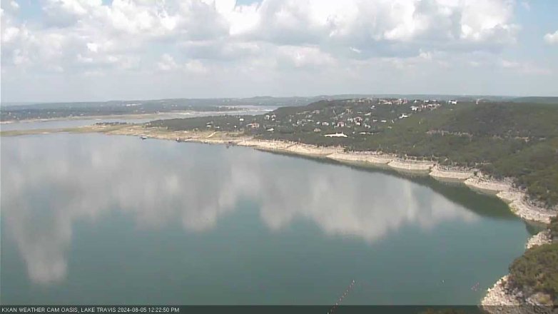 Lake Travis webcam, August 5, 2024 12:25 PM CT