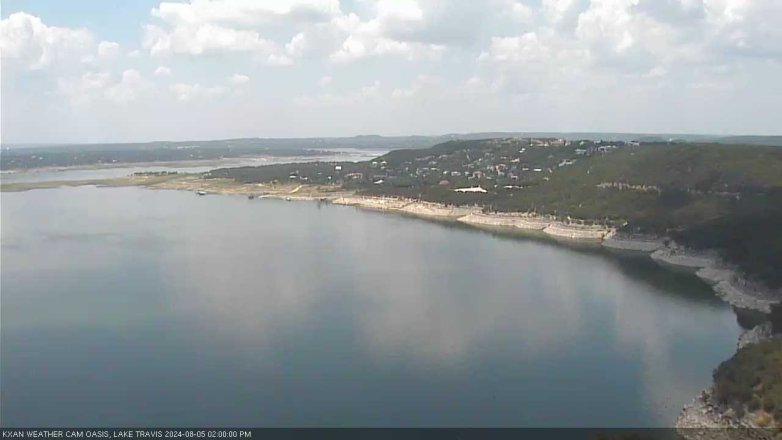 Lake Travis webcam, August 5, 2024 2:00 PM CT