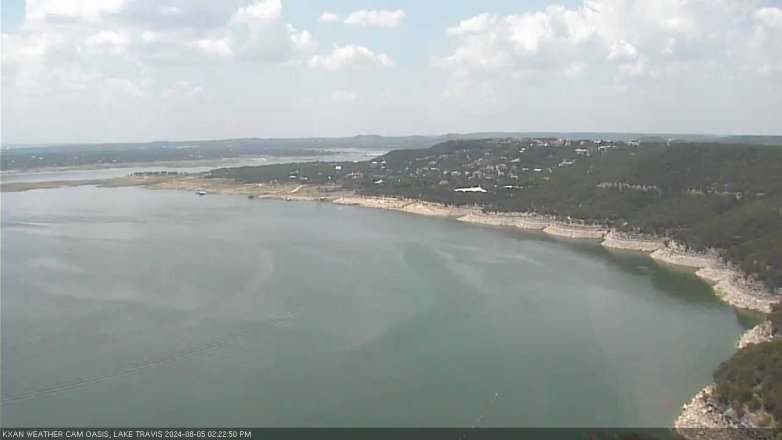 Lake Travis webcam, August 5, 2024 2:25 PM CT