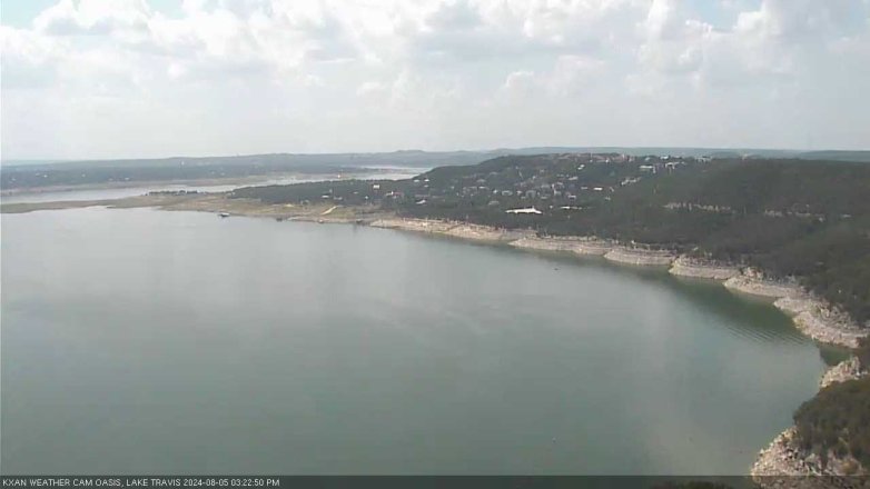 Lake Travis webcam, August 5, 2024 3:25 PM CT
