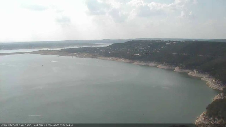 Lake Travis webcam, August 5, 2024 5:00 PM CT
