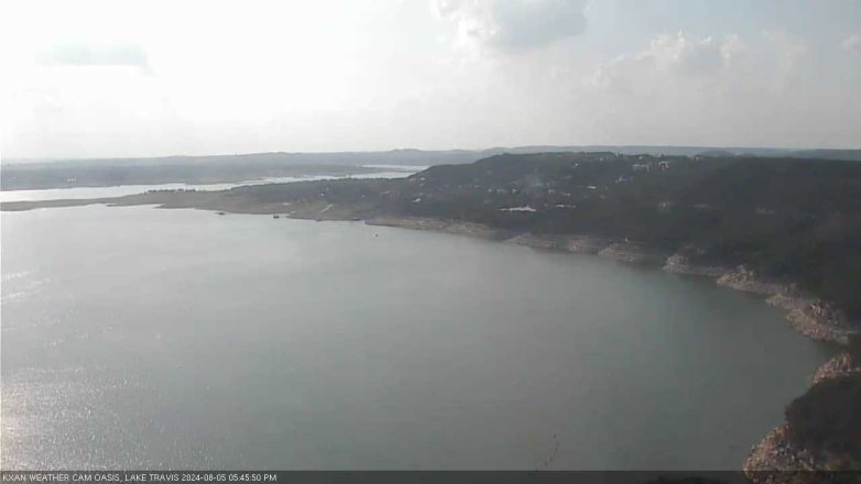 Lake Travis webcam, August 5, 2024 5:45 PM CT