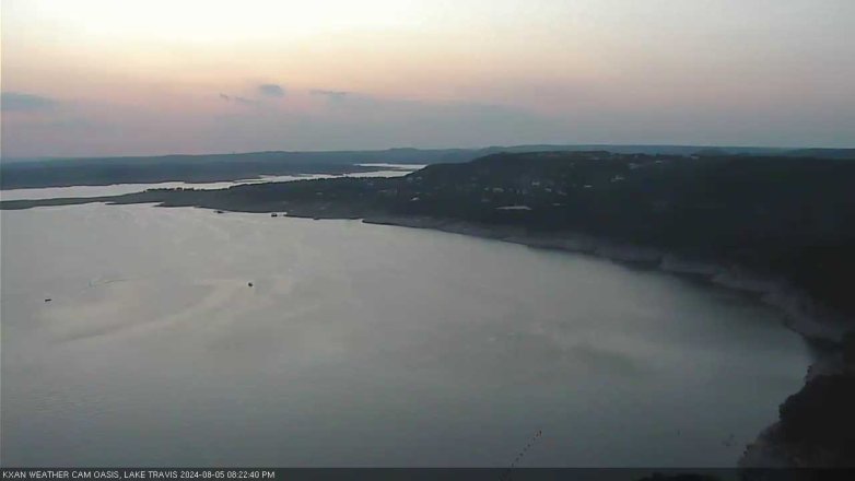 Lake Travis webcam, August 5, 2024 8:25 PM CT