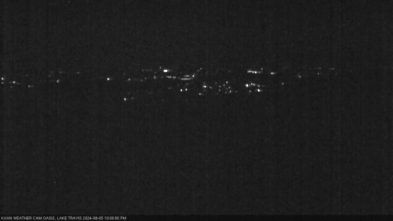 Lake Travis webcam, August 5, 2024 10:00 PM CT