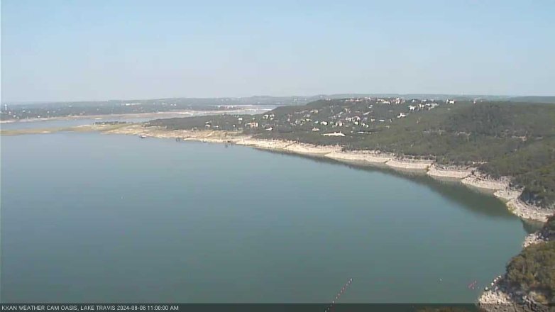 Lake Travis webcam, August 6, 2024 11:00 AM CT