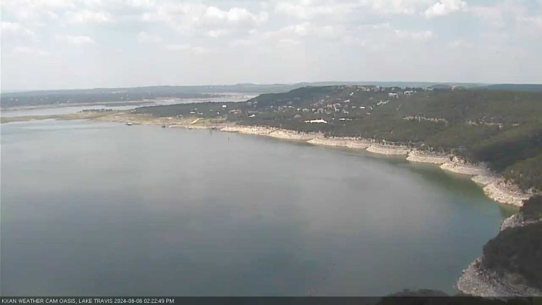 Lake Travis webcam, August 6, 2024 2:25 PM CT