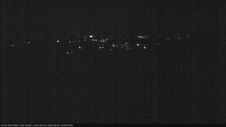 Lake Travis webcam, August 6, 2024 10:45 PM CT