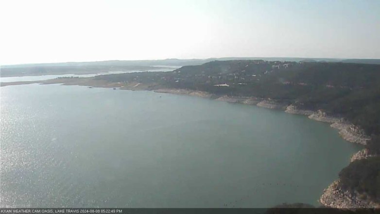 Lake Travis webcam, August 8, 2024 5:25 PM CT